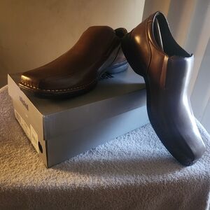 Kenneth Cole Unlisted Men’s Cognac Slip-On Square-Toe Dress Loafers